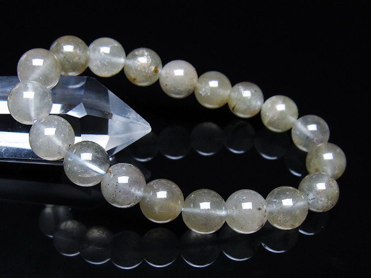 キャッツアイプラチナルチルブレスレット 10mm [T684-3526] 1枚目