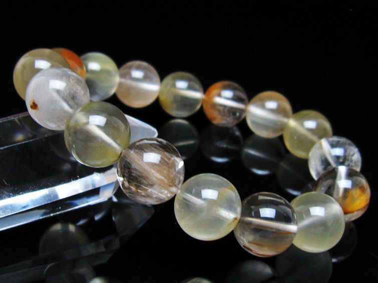 キャッツアイプラチナルチルブレスレット 13mm [t684-3629] 1枚目