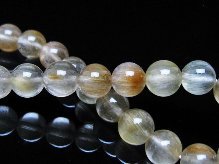 キャッツアイプラチナルチルブレスレット 8mm [t684-3662] 2枚目