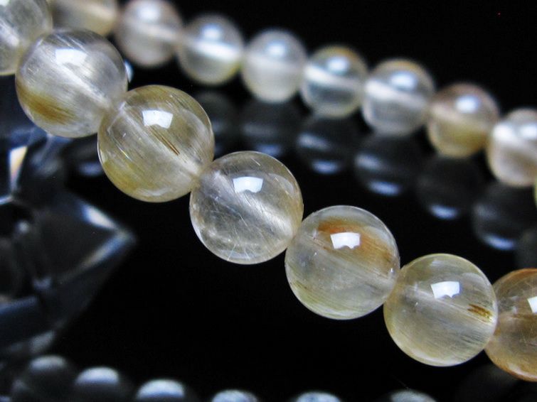 キャッツアイプラチナルチルブレスレット 8mm [t684-3662] 3枚目