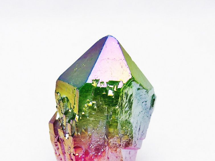 オーラ水晶 オーラクリスタル カテドラルライブラリー 原石(レインボー)[T693-4828] 2枚目