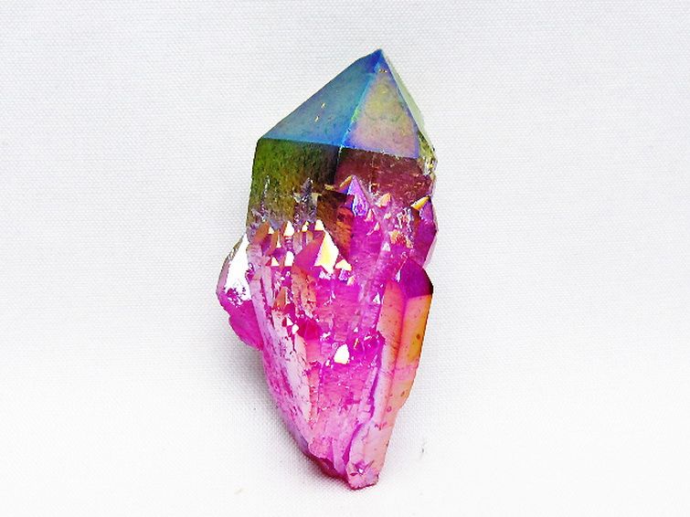 オーラ水晶 オーラクリスタル カテドラルライブラリー 原石(レインボー)[T693-4833] 1枚目