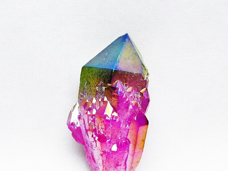 オーラ水晶 オーラクリスタル カテドラルライブラリー 原石(レインボー)[T693-4833] 2枚目