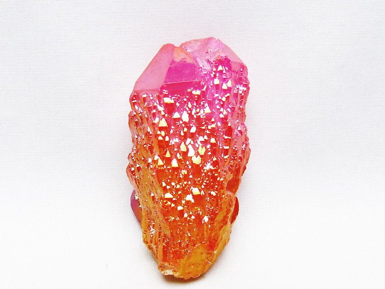 オーラ水晶 オーラクリスタル カテドラルライブラリー 原石(レインボー)[T693-4850] 1枚目