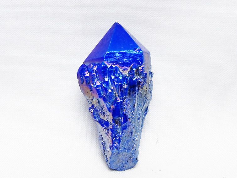 オーラ水晶 オーラクリスタル カテドラルライブラリー 原石 (ブルー)[T693-4880] 1枚目