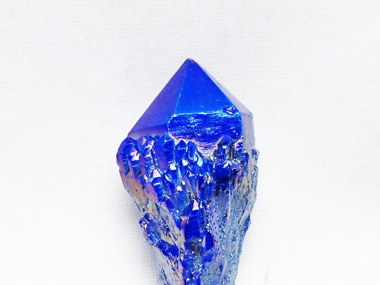 オーラ水晶 オーラクリスタル カテドラルライブラリー 原石 (ブルー)[T693-4880] 2枚目