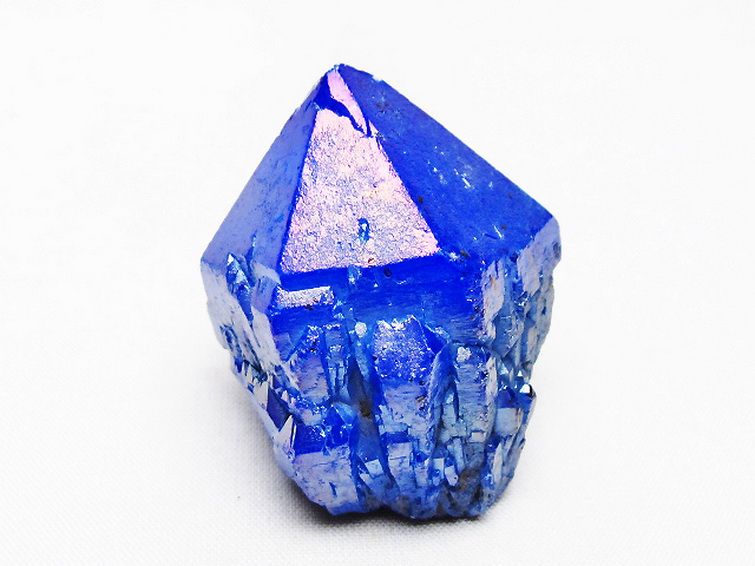 オーラ水晶 オーラクリスタル カテドラルライブラリー 原石 (ブルー)[T693-4889] 1枚目