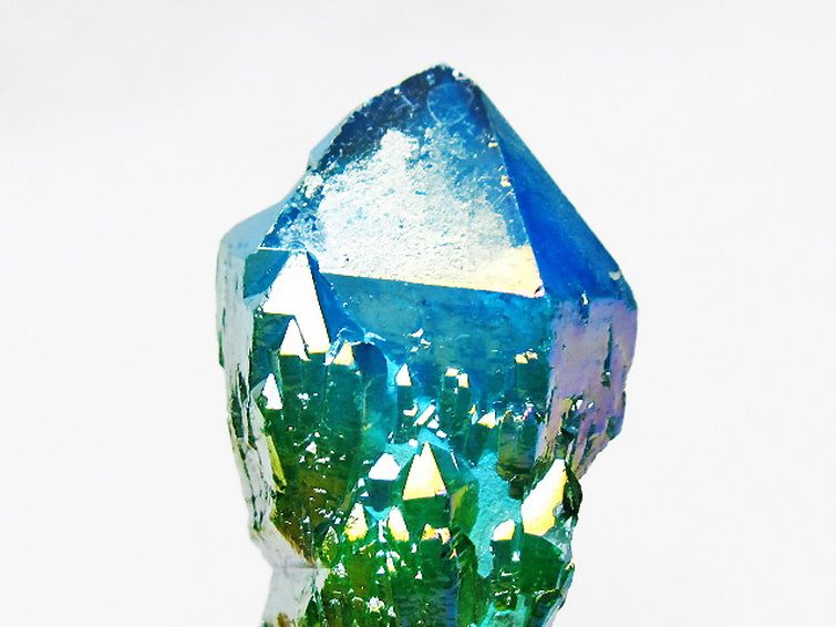 オーラ水晶 オーラクリスタル カテドラルライブラリー 原石 (グリーン)[T693-4905] 3枚目