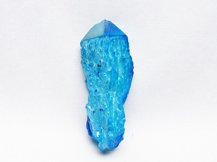 オーラ水晶 オーラクリスタル カテドラルライブラリー 原石 (アクア)[T693-4948] 1枚目