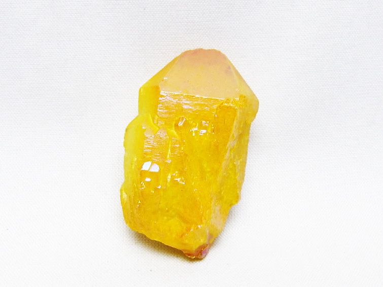 オーラ水晶 オーラクリスタル カテドラルライブラリー 原石 (イエロー)[T693-4997] 1枚目
