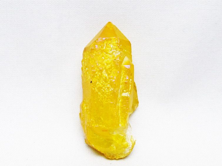 オーラ水晶 オーラクリスタル カテドラルライブラリー 原石 (イエロー)[T693-5015] 1枚目