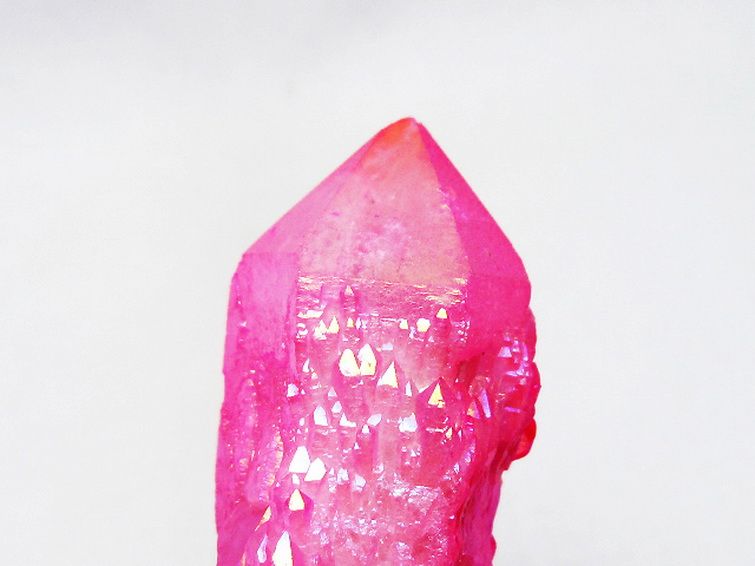 オーラ水晶 オーラクリスタル カテドラルライブラリー 原石 (ローズ)[T693-5026] 3枚目