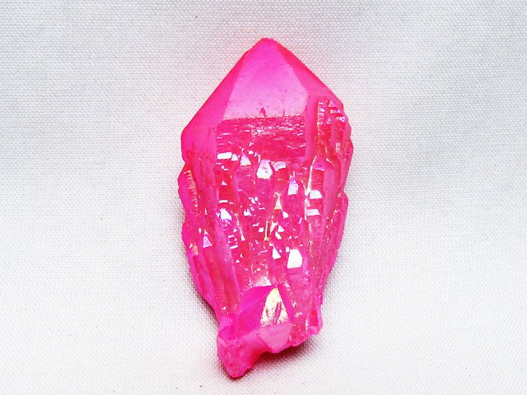 オーラ水晶 オーラクリスタル カテドラルライブラリー 原石 (ローズ)[T693-5030] 1枚目