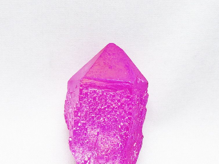 オーラ水晶 オーラクリスタル カテドラルライブラリー 原石 (ローズ)[T693-5040] 2枚目