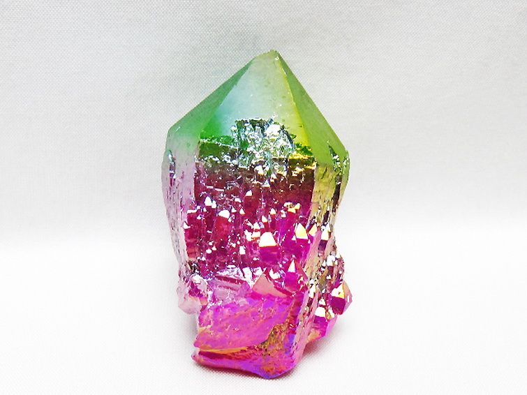 睦月】レインボーオーラ水晶の魔法のステッキ形オルゴナイト☆他3点