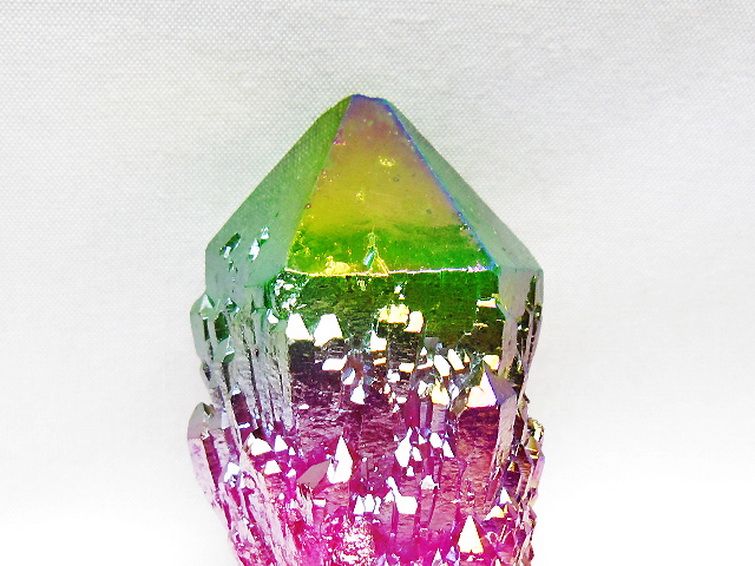 オーラ水晶 オーラクリスタル カテドラルライブラリー 原石(レインボー)[T693-5077] 2枚目