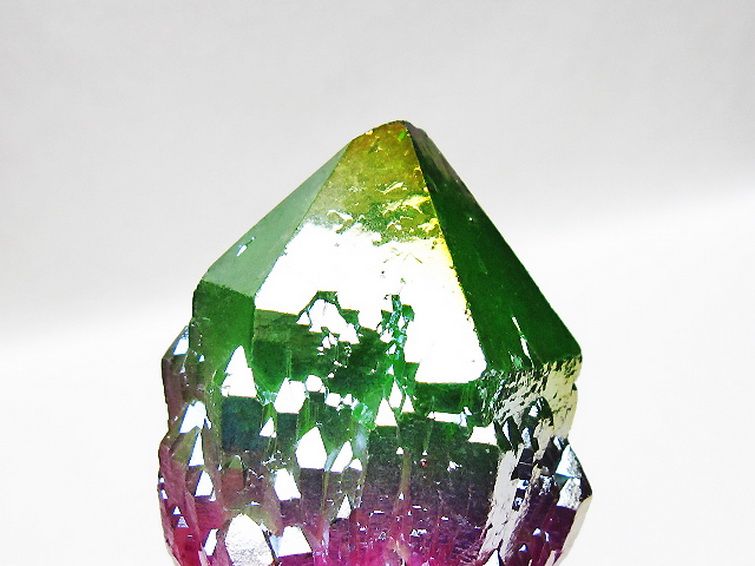 オーラ水晶 オーラクリスタル カテドラルライブラリー 原石(レインボー)[T693-5077] 3枚目