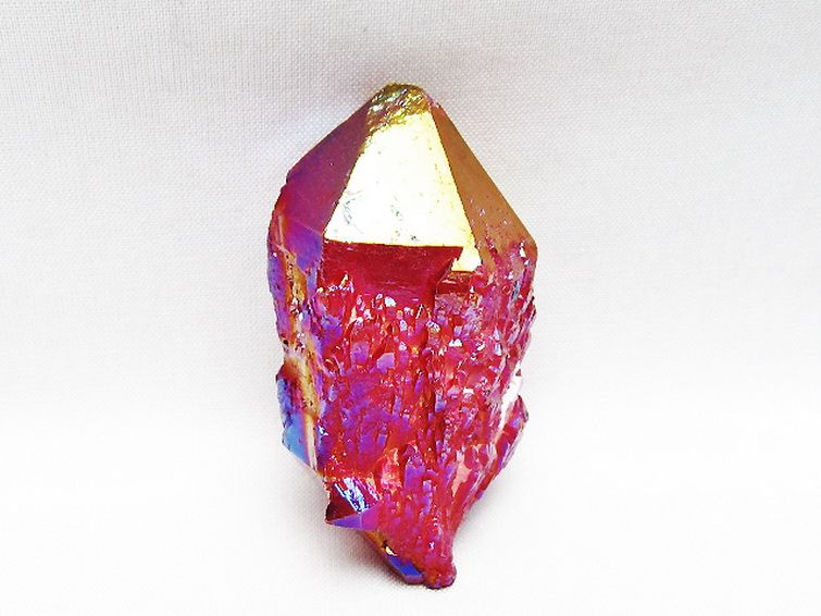 オーラ水晶 オーラクリスタル カテドラルライブラリー 原石(レインボー)[T693-5113] 1枚目