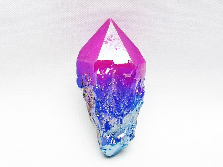 オーラ水晶 オーラクリスタル カテドラルライブラリー 原石(レインボー)[T693-5115] 1枚目