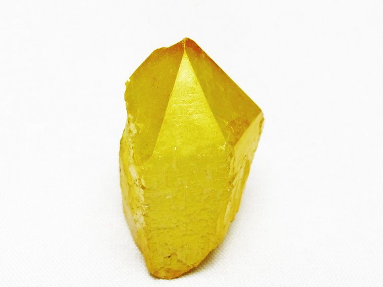 オーラ水晶 オーラクリスタル カテドラルライブラリー 原石 (イエロー)[T693-5203] 1枚目