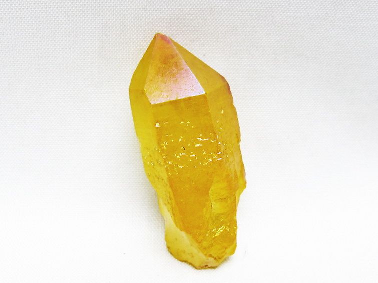 オーラ水晶 オーラクリスタル カテドラルライブラリー 原石 (イエロー)[T693-5207] 1枚目