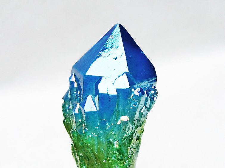 オーラ水晶 オーラクリスタル カテドラルライブラリー 原石 (グリーン)[T693-5274] 3枚目