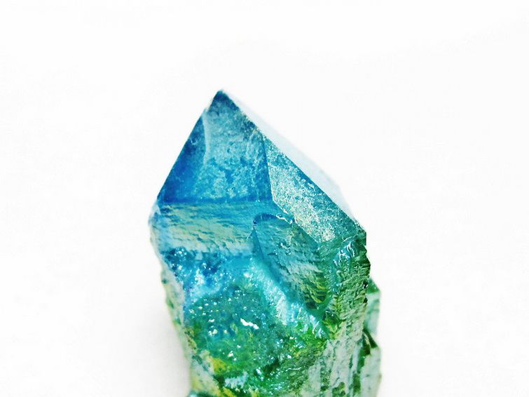 オーラ水晶 オーラクリスタル カテドラルライブラリー 原石 (グリーン)[T693-5287] 3枚目