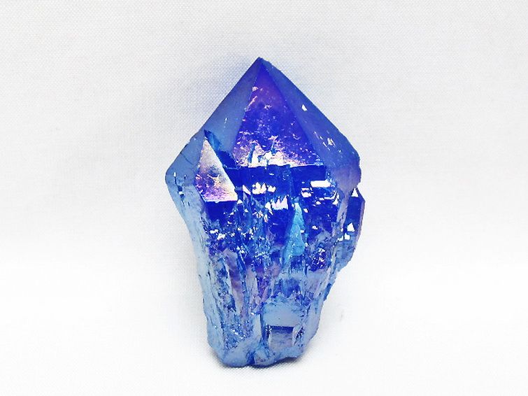 オーラ水晶 オーラクリスタル カテドラルライブラリー 原石 (ブルー)[T693-5353] 1枚目