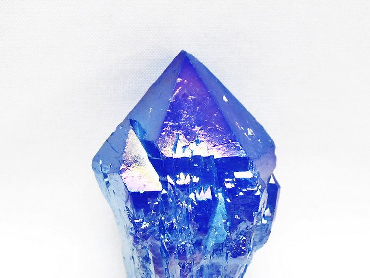 オーラ水晶 オーラクリスタル カテドラルライブラリー 原石 (ブルー)[T693-5353] 2枚目