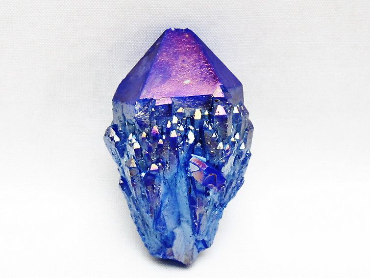 オーラ水晶 オーラクリスタル カテドラルライブラリー 原石 (ブルー)[T693-5357] 1枚目