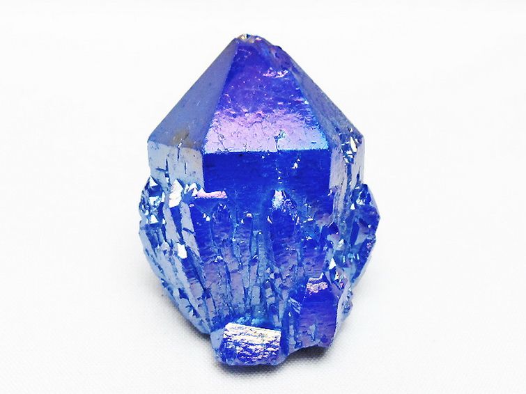 オーラ水晶 オーラクリスタル カテドラルライブラリー 原石 (ブルー)[T693-5358] 1枚目