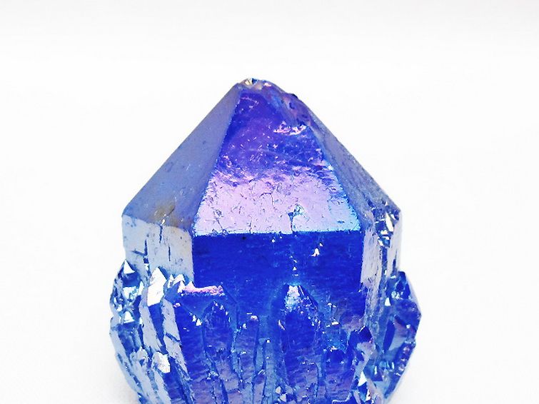 オーラ水晶 オーラクリスタル カテドラルライブラリー 原石 (ブルー)[T693-5358] 2枚目