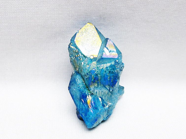 オーラ水晶 オーラクリスタル カテドラルライブラリー 原石 (アクア) [t693-5744] 1枚目