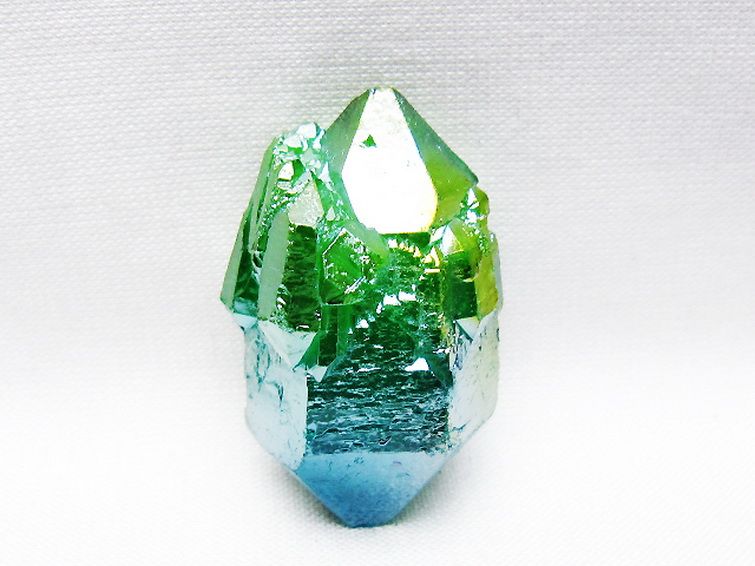 オーラ水晶 オーラクリスタル カテドラルライブラリー 原石 (グリーン) [t693-5812] 1枚目