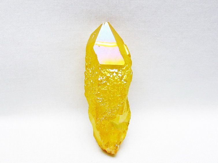 オーラ水晶 オーラクリスタル カテドラルライブラリー 原石 (イエロー) [t693-5867] 1枚目