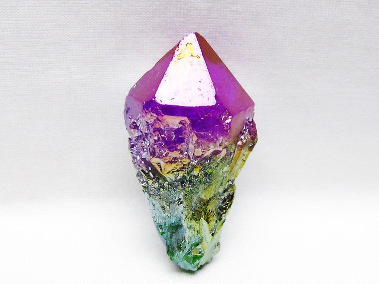 オーラ水晶 オーラクリスタル カテドラルライブラリー 原石(レインボー) [t693-5990] 1枚目