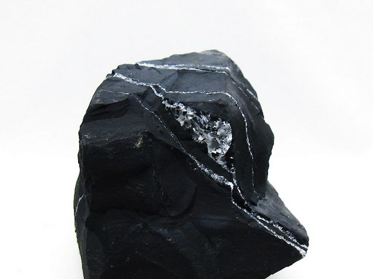 北海道上ノ国町産 ブラックシリカ原石[T694-5016] 2枚目