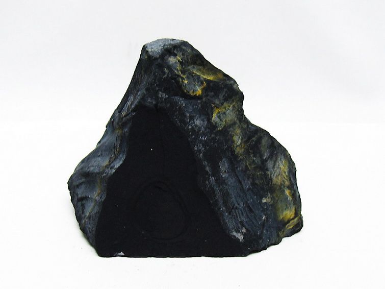 北海道上ノ国町産 ブラックシリカ原石[T694-5026] 1枚目