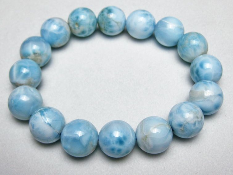 ラリマーブレスレット 13mm [T7-19978] 1枚目