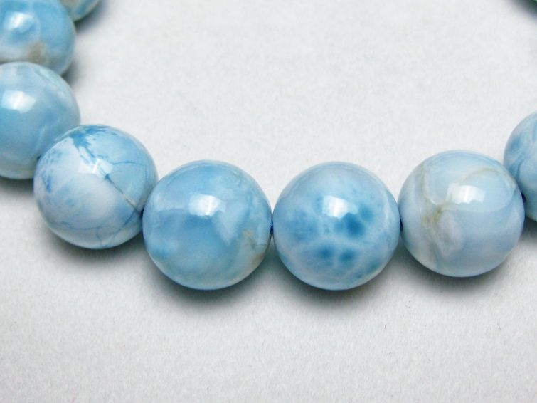 ラリマーブレスレット 13mm [T7-19978] 3枚目