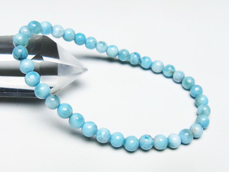 ラリマーブレスレット 5mm [T7-21985] 1枚目