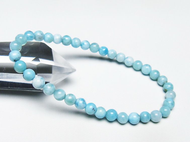 ラリマーブレスレット 5mm [T7-21986] 1枚目