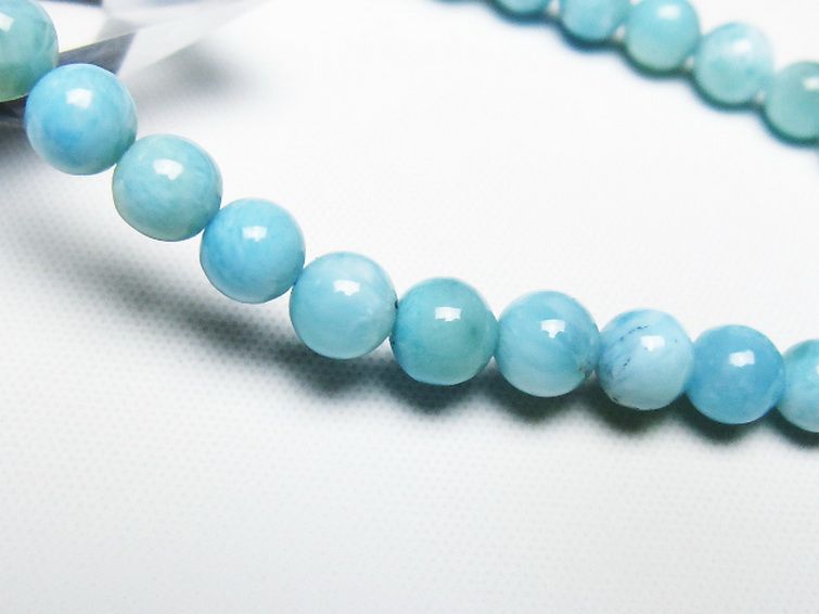 ラリマーブレスレット 6mm [T7-21993] 3枚目