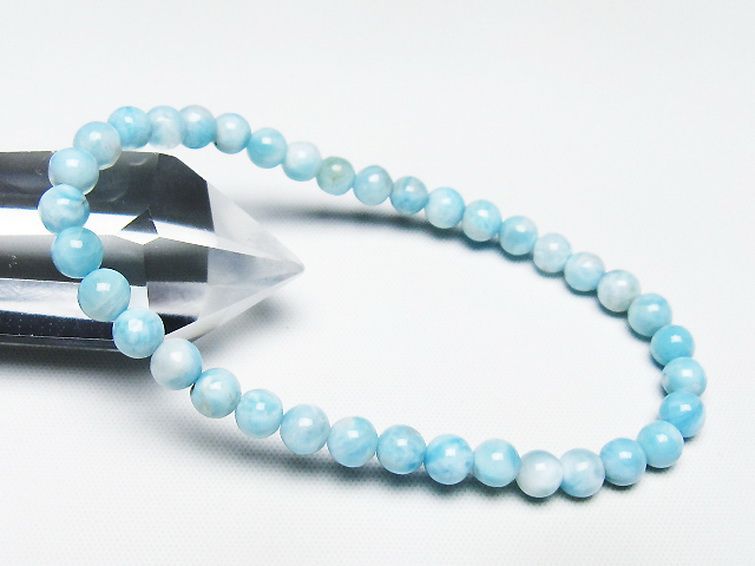 ラリマーブレスレット 5mm [T7-22058] 1枚目