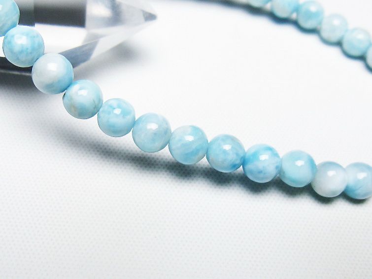 ラリマーブレスレット 5mm [T7-22058] 3枚目