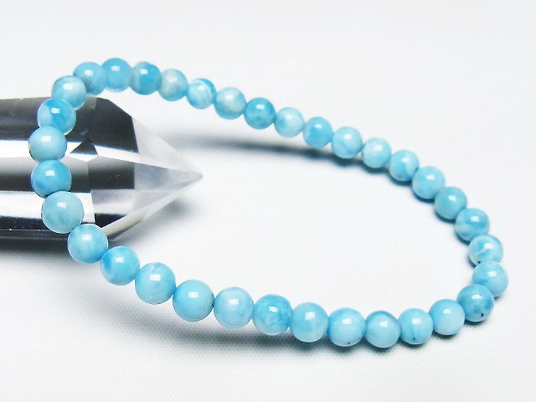 ラリマーブレスレット 6mm [T7-22070] 1枚目