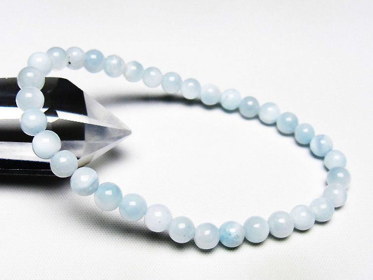 ラリマーブレスレット 5mm [T7-22157] 1枚目