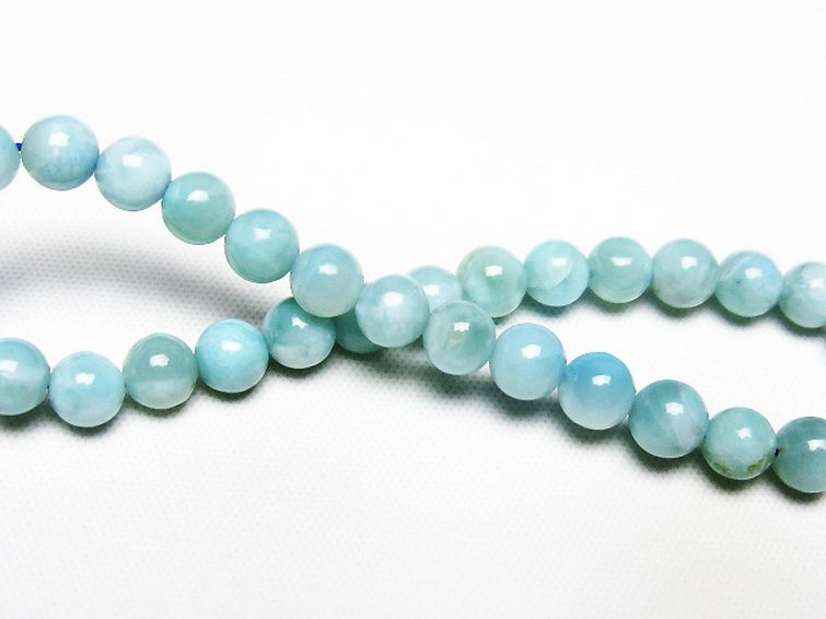 天然無処理 ラリマー ブレスレット 11mm-35.8g
