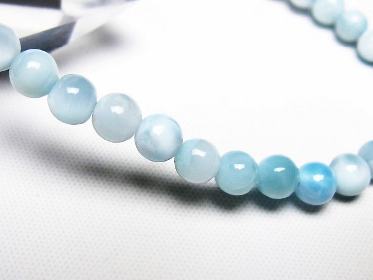 ラリマーブレスレット 5mm [T7-22246] 3枚目