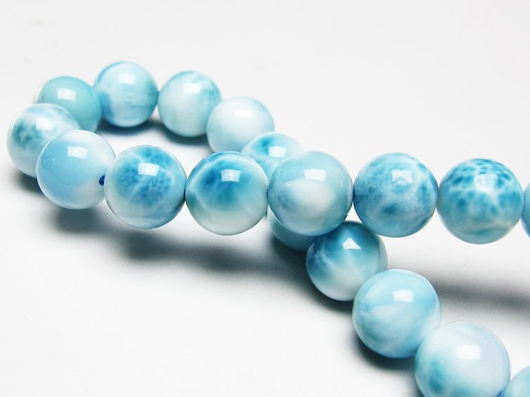 パワーストーン 天然石 ラリマーブレスレット 10mm [T7-22295]